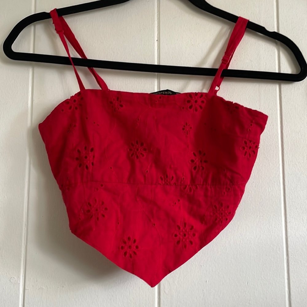 Red Crop Top